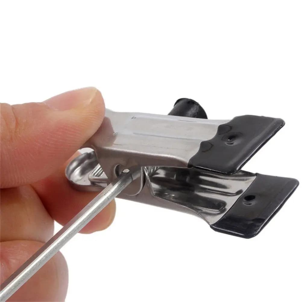 10Pcs Stainless Steel Non-Slip Clip Hangers Strong Grip Clothes Hanger for Pants Skirts Home Closet Laundry Practical Clothes