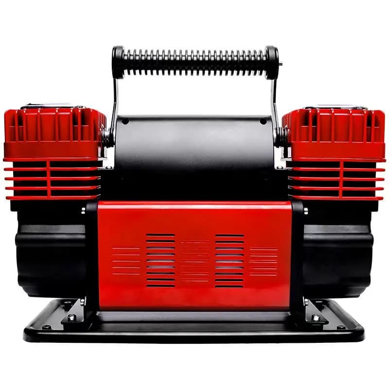 Pompa di gonfiaggio pneumatici 12V Doppio cilindro Ad alta pressione 780W Ad alta potenza 150PSI Compressore d'aria portatile Gonfiatore per pneumatici con adattatori