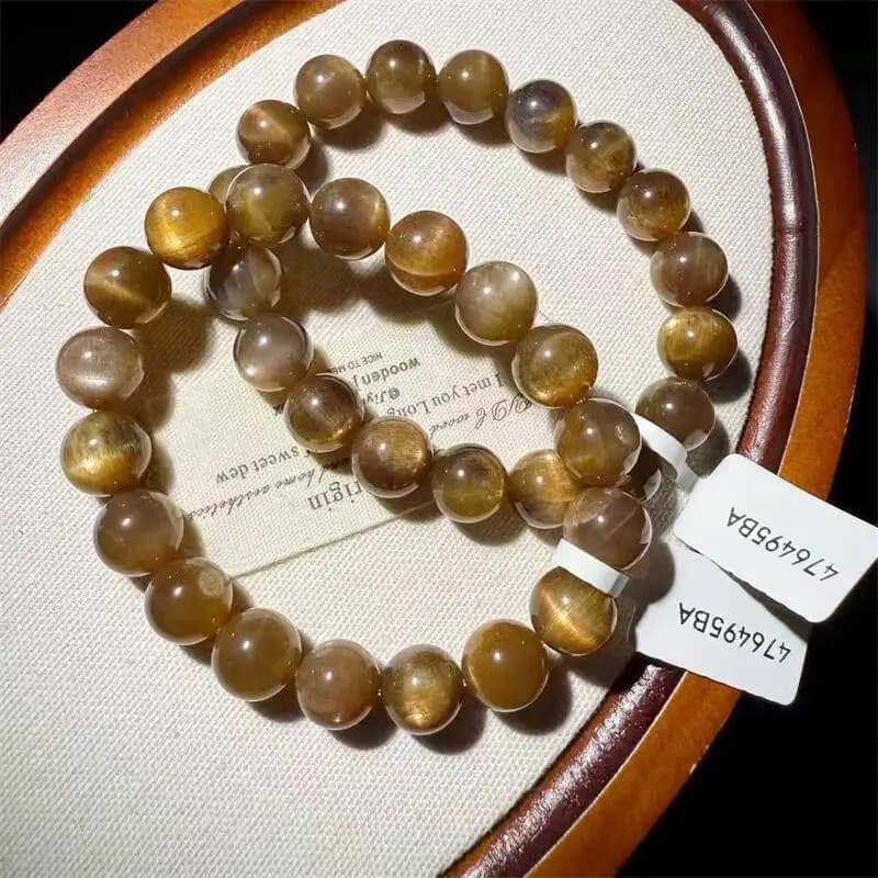 Naturale D'oro Scheletrico Quarzo Perline Braccialetto di Cristallo di Moda Gioielli Donne Guarigione Fengshui Regalo di Festa 1 PZ 7/9/10/11 MM