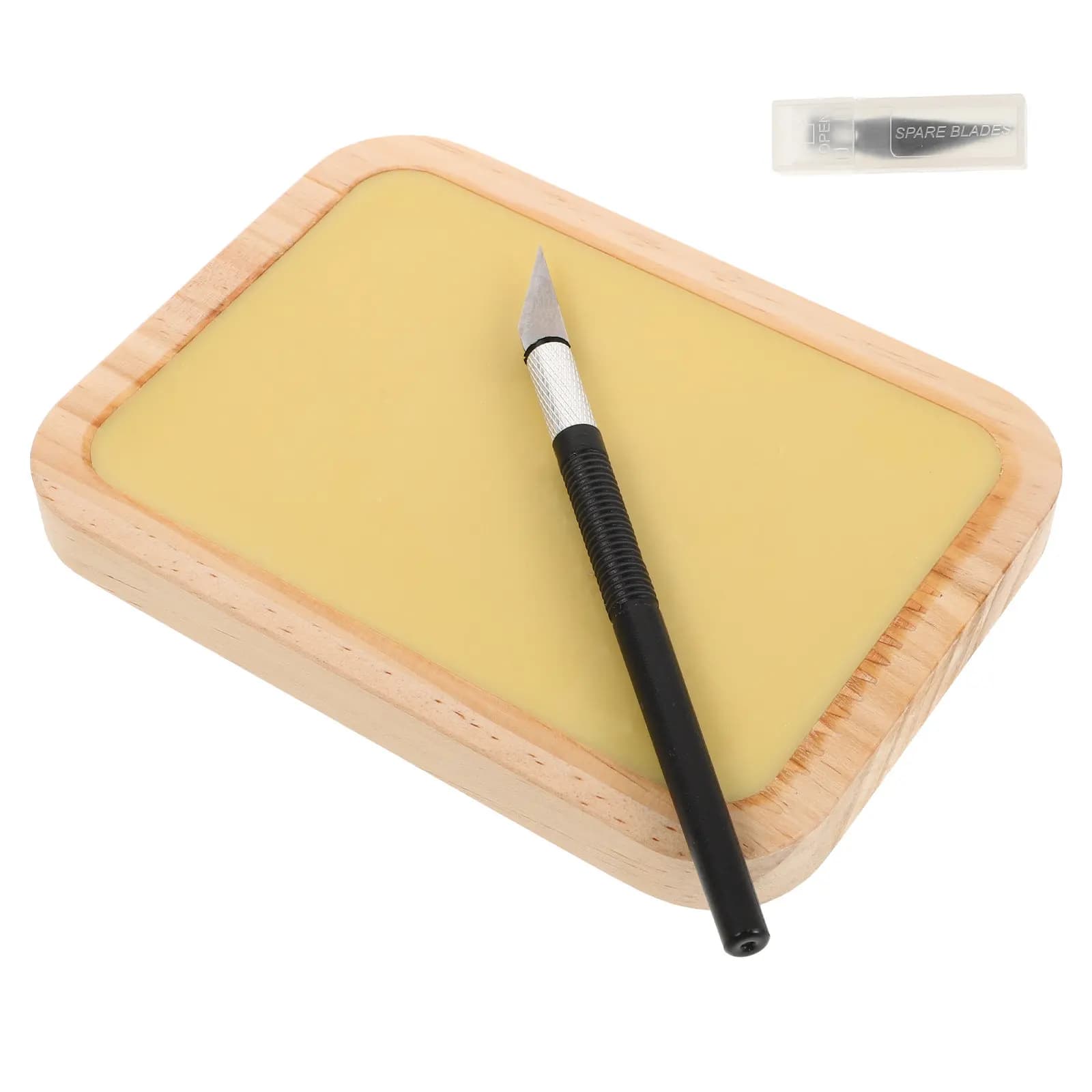 1Set Chinese Window Flower DIY Kit with Nonsticky Wax Plate Carving Board Precision Cutting Knife for Home Decor Craft Projects
