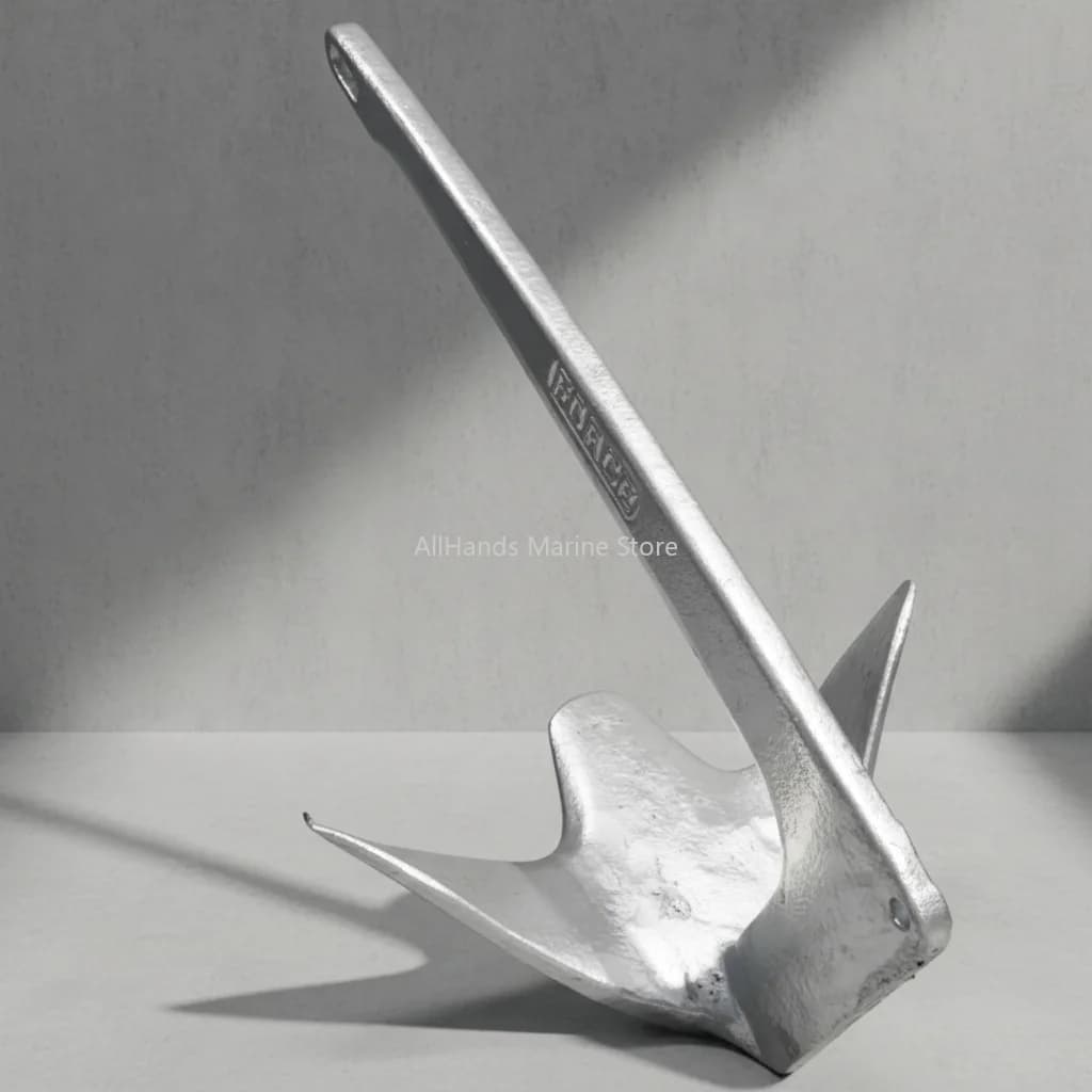 High Quality Galvanized Boat Anchor 50kg Marine Hardware Bruce Anchor