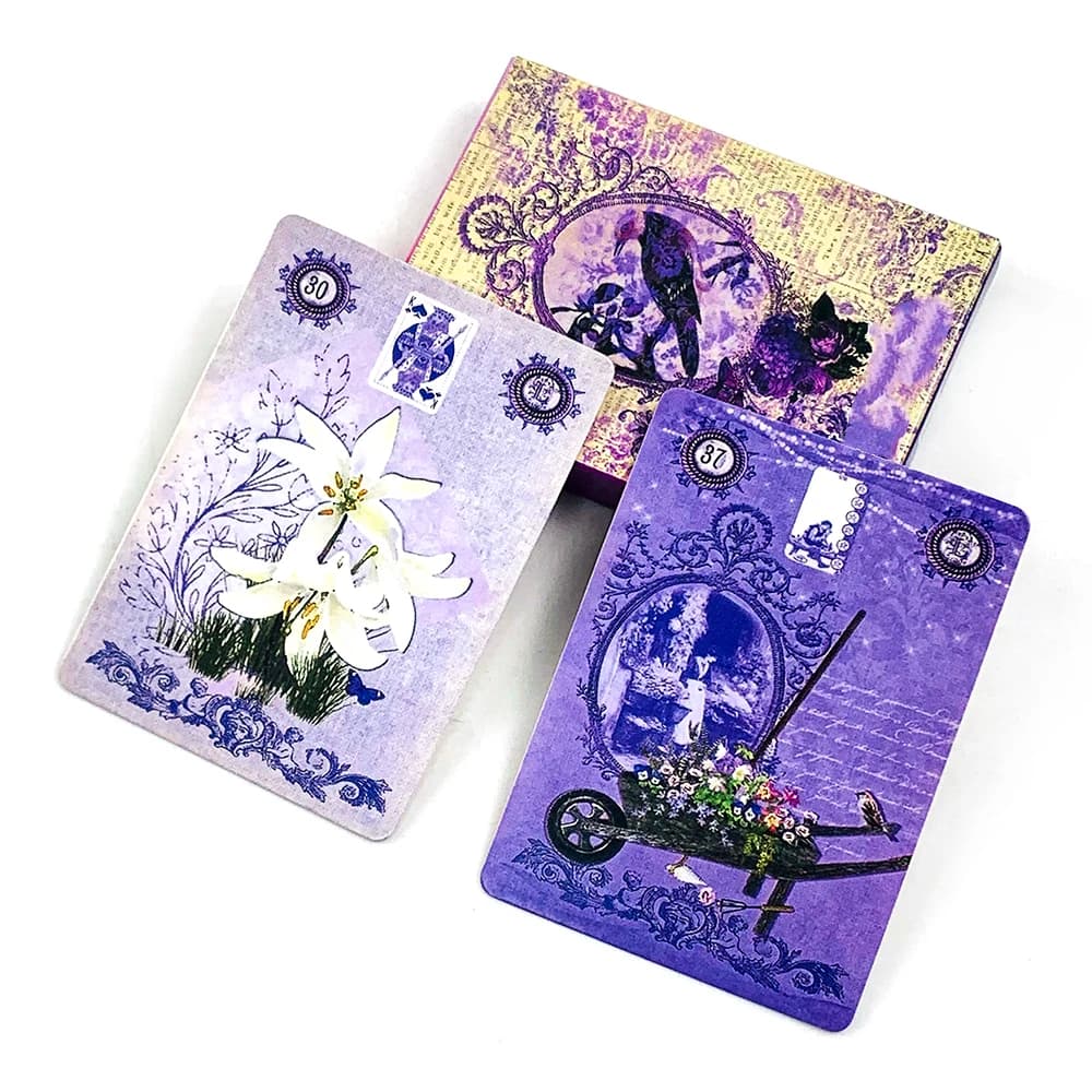 Nuove carte Oracle da 8,8*6,3 cm, 39 carte da gioco squisite, resistenti e portatili, ideali per viaggi, meditazione e pratiche spirituali