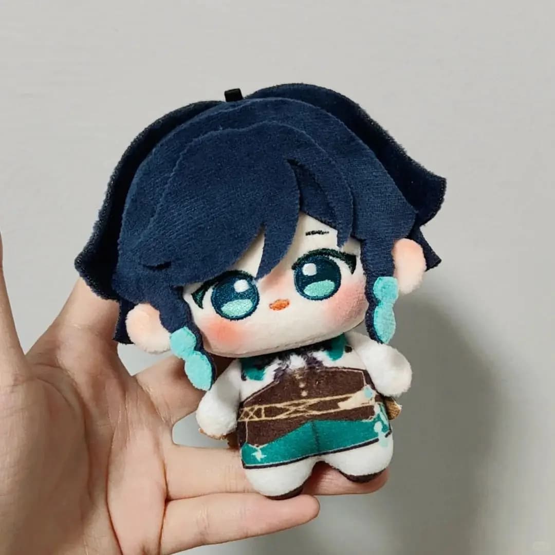 Peluche Personalizzato Venti 10cm, Genshin Impact Barbatos, Mini Peluche Gioco, Portachiavi, Decorazione Borsa, Regalo di Compleanno
