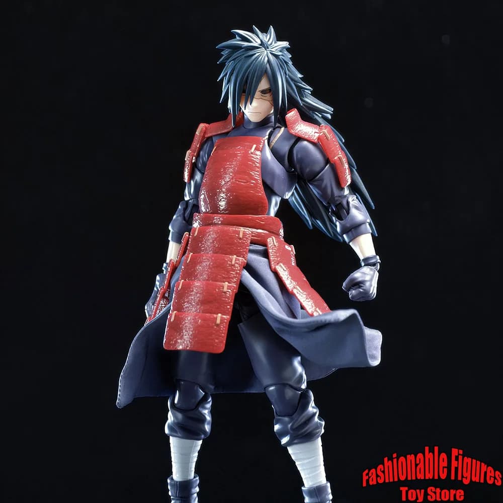 SHF 1/12 Men Soldier Naruto Uchiha Madara ‌Skirt Hem Anime Dolls Clothes Accessory Fit 6Inch Action Figure Body