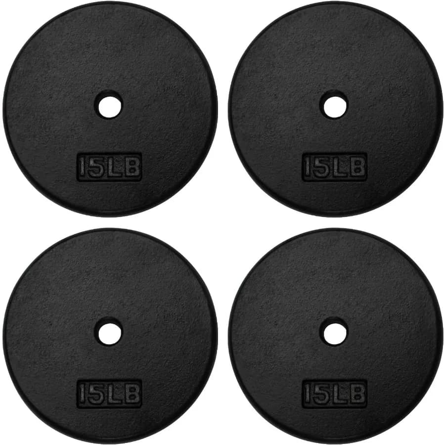 Standard 1 Inch Weight Plates - Cast Iron Handlebar Plates
