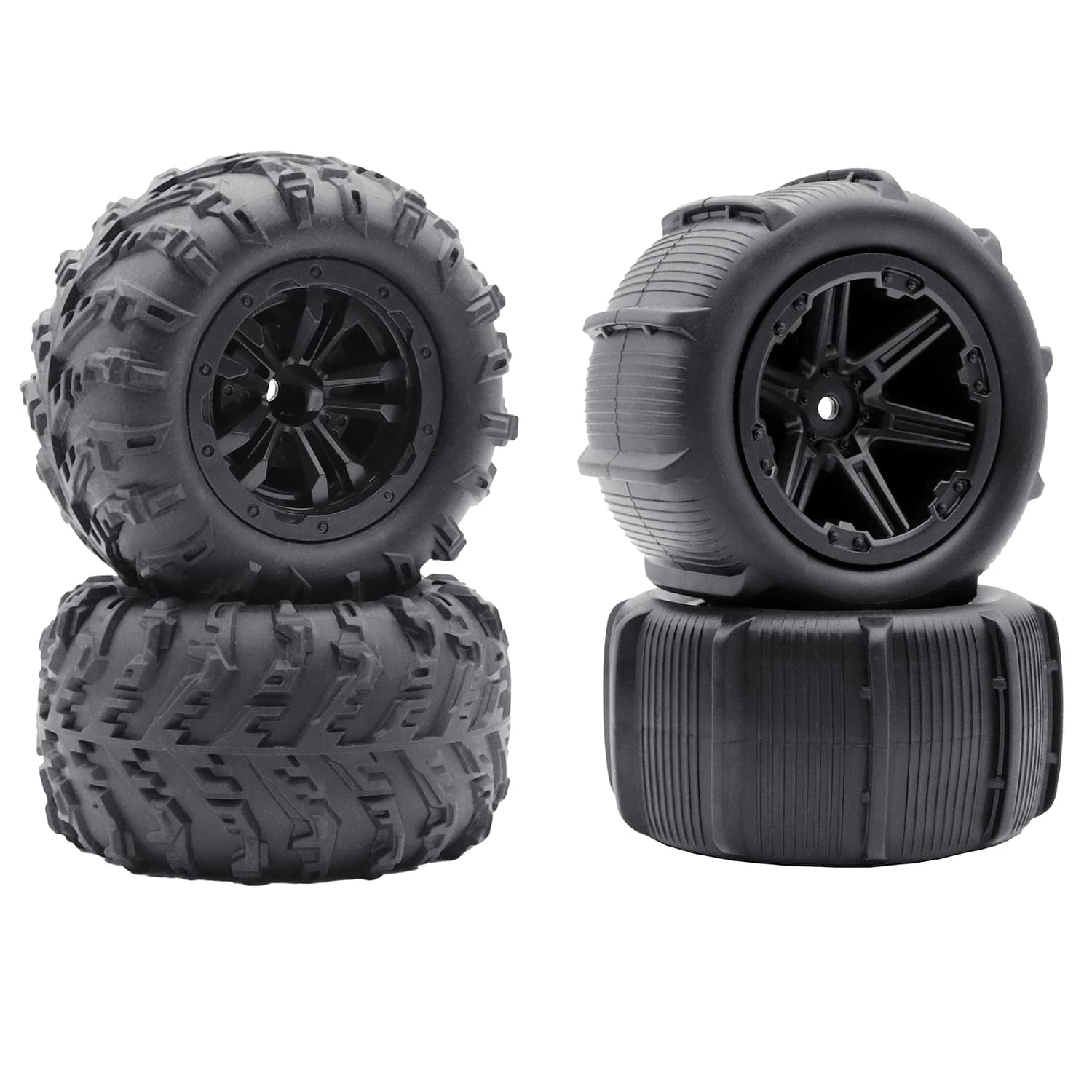 MJX 14210 85mm/81mm 12mm Pneumatici In Gomma Esagonale Ruote Per SCY 16101 16102 16103 Pro Hyper Go 16210 1/14 1/16 RC Monster Truck Aggiornamento