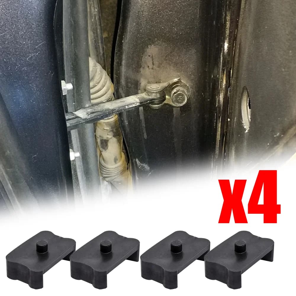4X per Subaru Forester SF SG SH SJ 1996 1997 1998 1999 2000 2001 - 2017 Kit di riparazione smorzamento del tappo della cinghia di controllo della portiera dell'auto Nylon