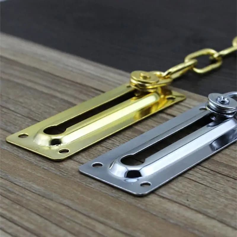 1 pz porta in acciaio inossidabile guardia di sicurezza catena bullone di sicurezza serrature armadio chiusura strumenti domestici fai da te