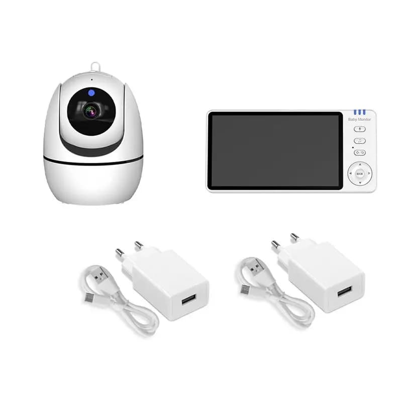 ABUL-Video Baby Monitor 2.4G 355 ° Surveillance cameras with Intelligent Home Temperature Display
