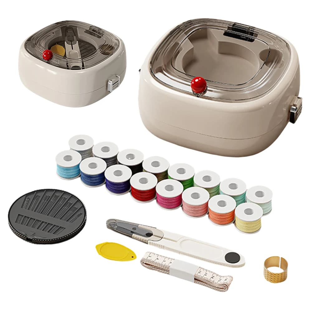 Kit di Cucito Magnetico Multifunzionale con Ago, Filo, Forbici e Accessori da Viaggio per Nonne e Mamme