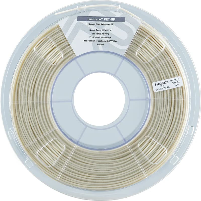 1 kg PET-GF 3D Printer Filament Consumables for 3D Printing Reinforced with 15% glass fiber resistant to high temperature industrial tear
