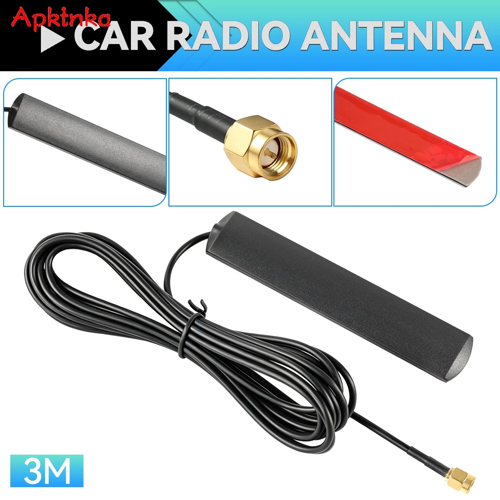 Car Signal Amplifier Antennas Universal 5G WIFI Signal Enhancement Antenna Car Auto Vehicle Boat RV Device Amp Amplifier New