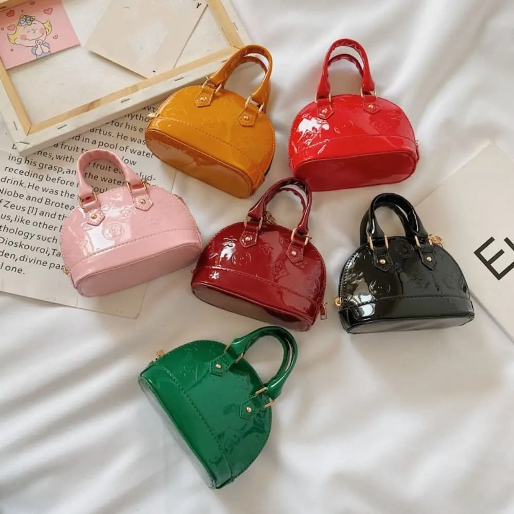 Borsa a Tracolla Mini in PU Resistente, Borsetta Carina e Compatta