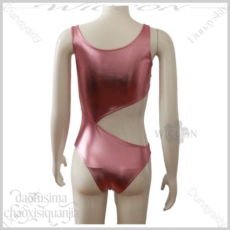 Yoga Clothes Jumpsuit Kawaii Sweet Bodysuit Horror Swimsuit Movie The Substanstance Cosplay Sue Pink Swimwear Bikini Halloween