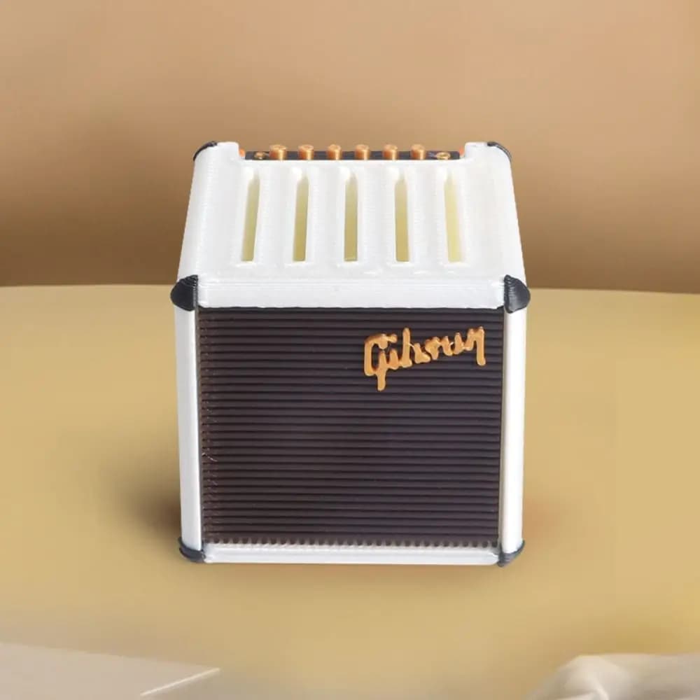 Porta plettro per chitarra portatile di grande capacità Custodia per corde per sintonizzatore durevole antipolvere impermeabile per chitarre basse Ukulele