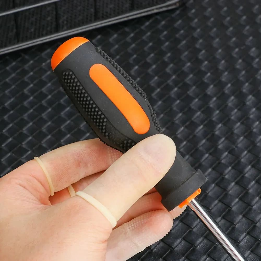 Guanti protettivi per strumenti per nail art in lattice naturale antiscivolo da 100 pezzi Copri dita Guanti in gomma per culle per dita bianche