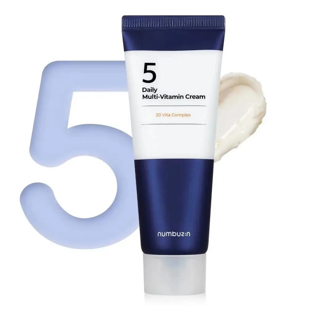 Korean Face Cream Numbuzin N°5 to Vitamin C to Uniform Skin Tone, Remove Macchies and Hydrate