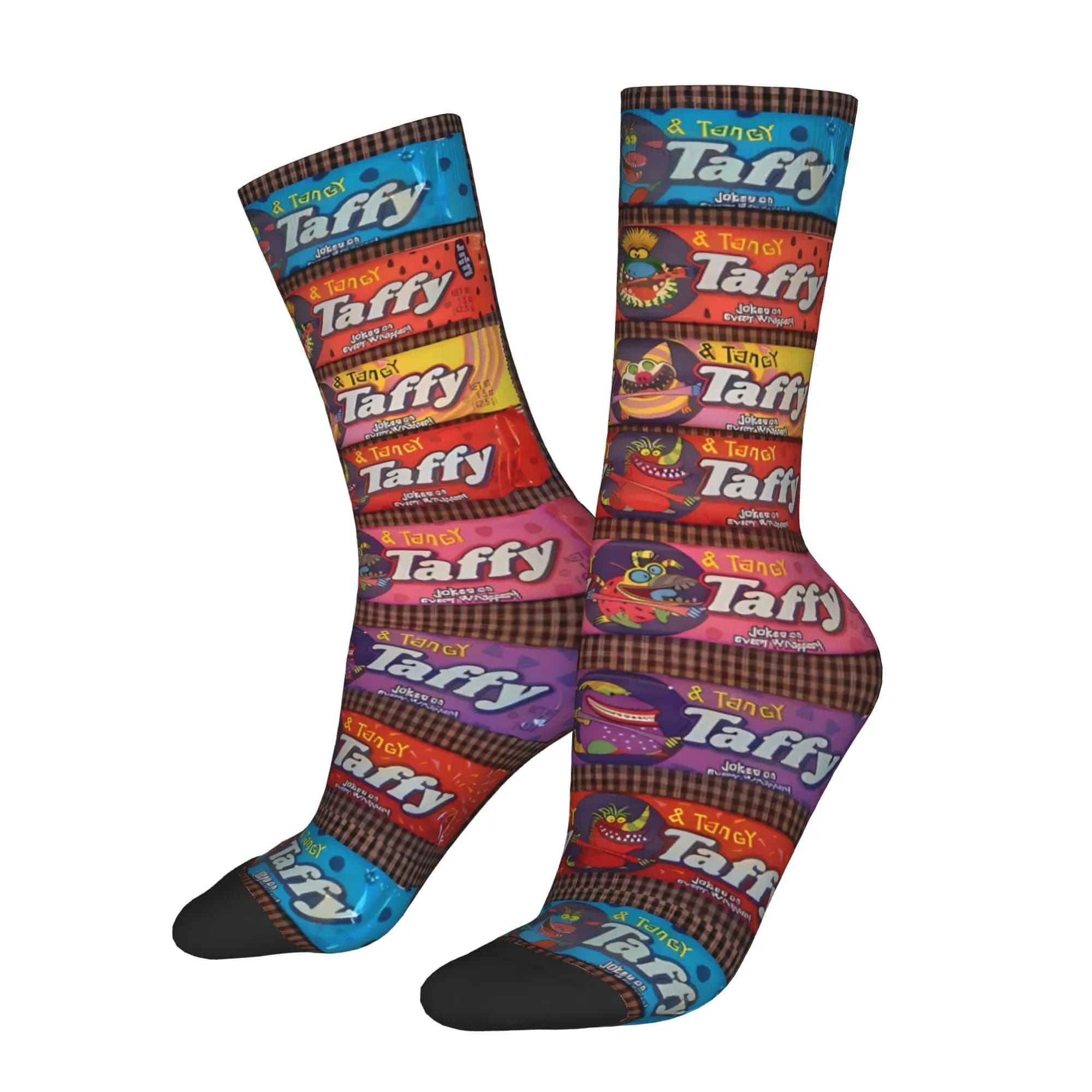 Fruit Candy Toffee Laffy Taffy Calzino stampato uomo in poliestere moda