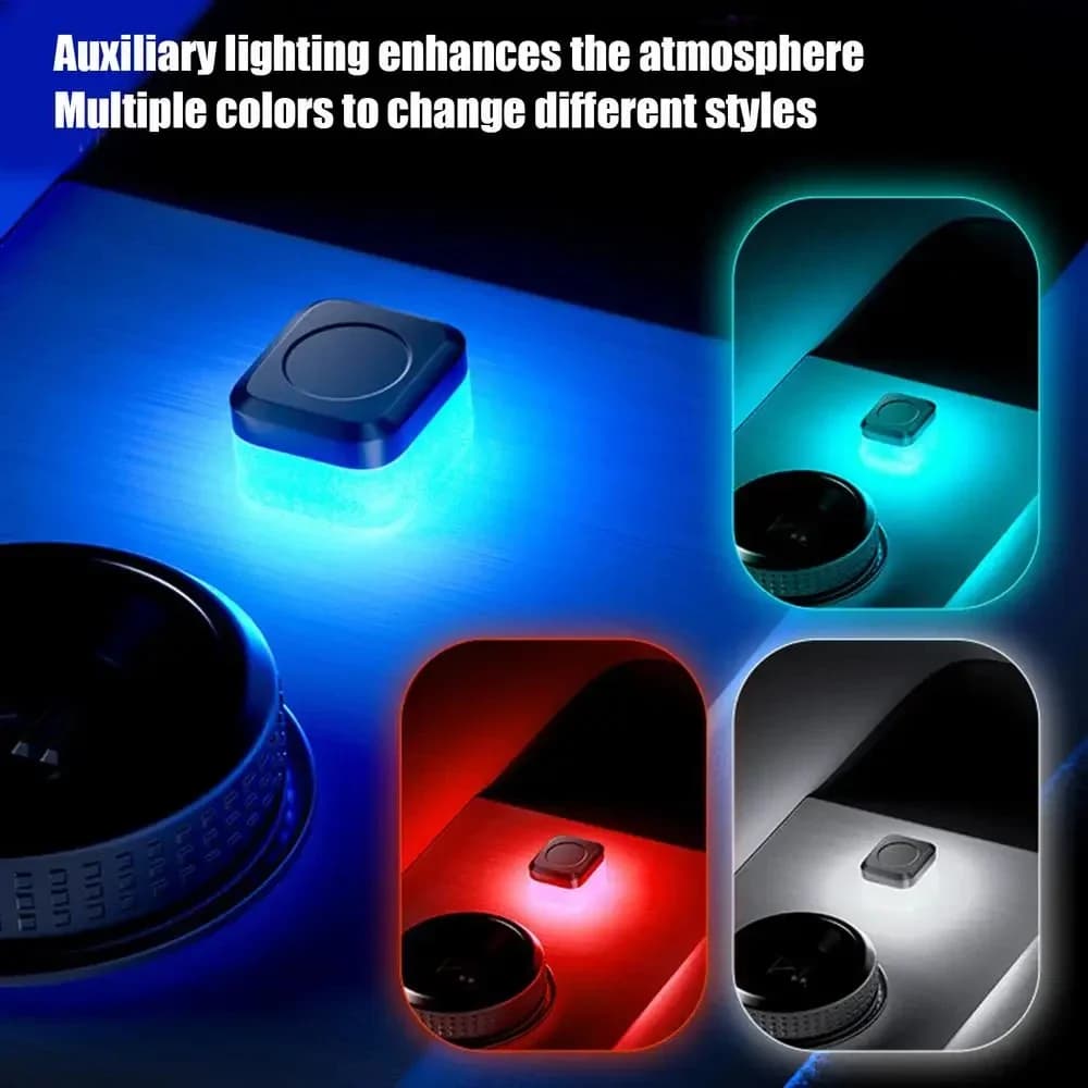 Car interior lights USB plug and play RGB mini LED signal lights Car high brightness low power atmosphere lights