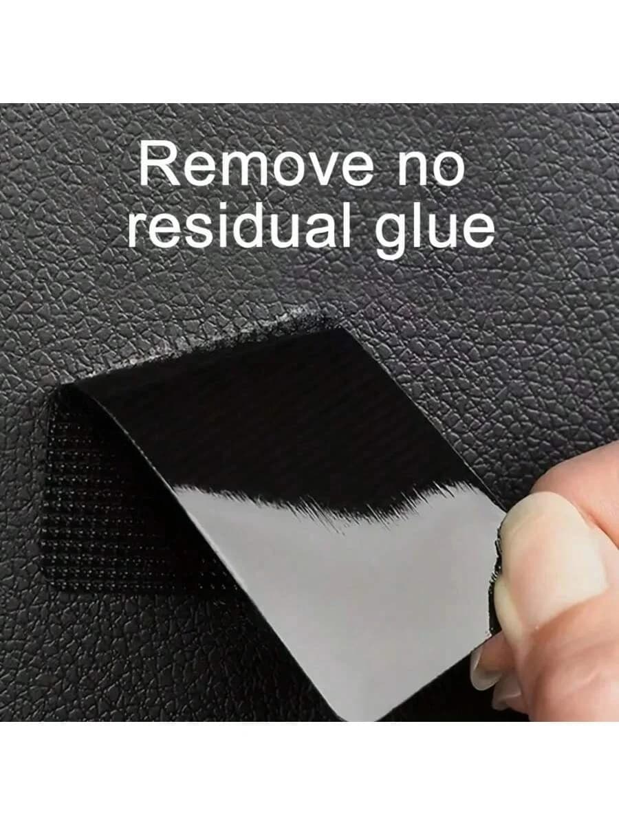 5 paia di punti adesivi neri premium con chiusura a strappo, nastro in velcro adesivo resistente, chiusura riutilizzabile per la gestione dei cavi, organizzazione domestica
