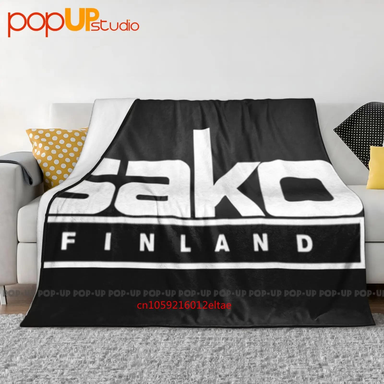 Sako Finland Pistols Riffle Logo Coperta ultra morbida Trapunta Copridivano invernale Copridivano