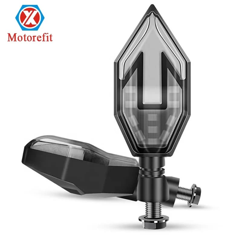 Freccia per acqua corrente per motocicletta LED refitting indicatori di direzione di marcia diurna