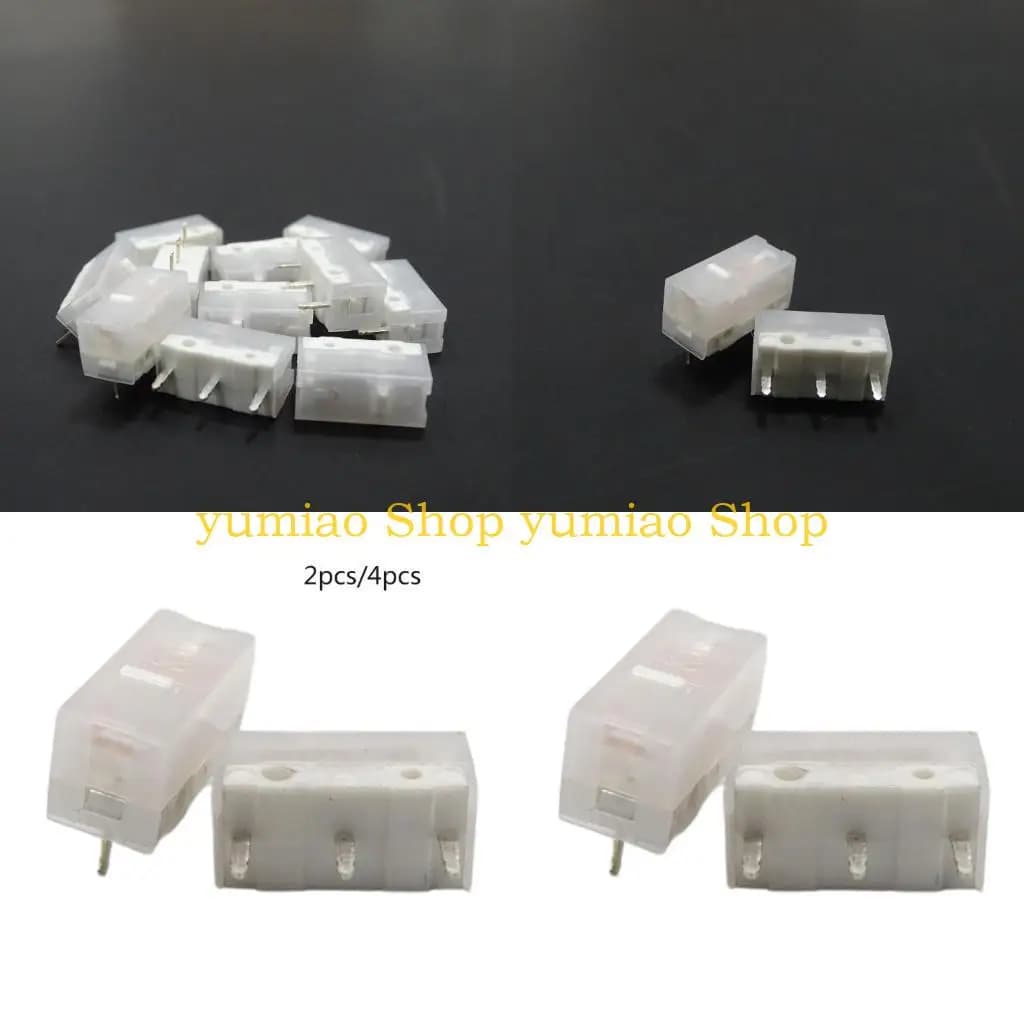 587B Kailh White 8.0 Mouse Micro Switch for Gaming Mouse 3 Pin 100 Million Clicks