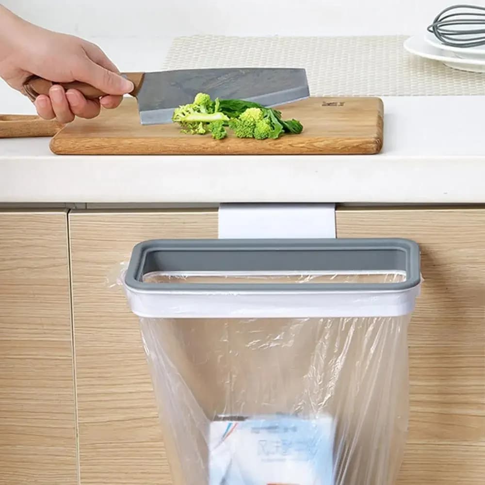 Bidone della spazzatura da appendere alla cucina, cestino dei rifiuti, porta immondizia, portautensili, portapentole, cestino per porta dell'armadio da cucina alla moda