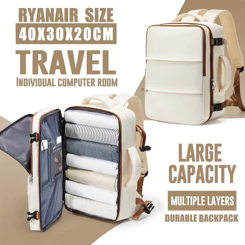 Zaino per notebook da viaggio 40x30x20 Ryanair borsa per laptop uomo donna borsa da cabina impermeabile da lavoro borsa da scuola zaino da trasporto