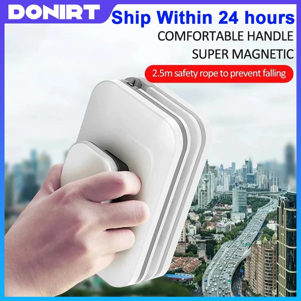 NUOVO detergente per finestre magnetico Spazzola per pulizia finestre a doppia faccia Strumenti per la pulizia del tergicristallo Detergente per finestre esterno per una vita alta