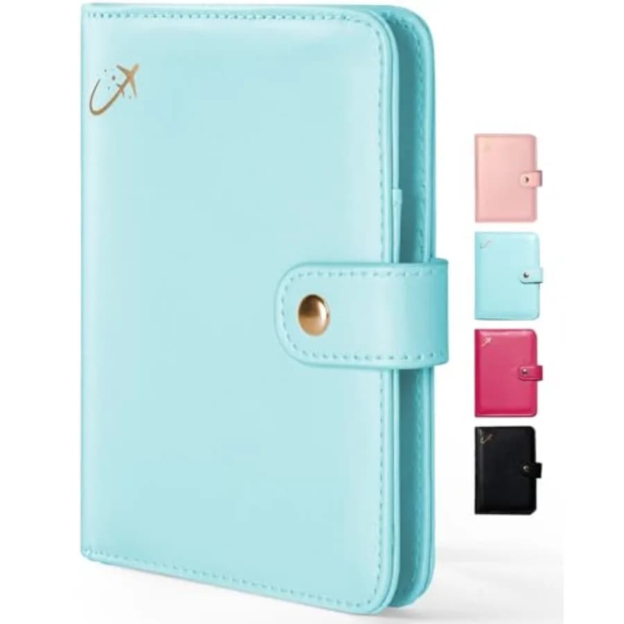 Passport Holder Cover with Money Pocket, RFID Blocking Passport Wallet for Travel, Premium Travel Card Case, Waterproof Travel