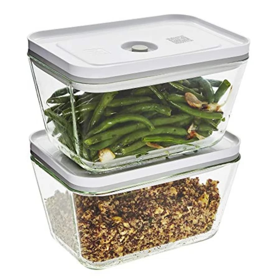 Contenitore Ermetico in Vetro per Alimenti Fresh and Save, Set da 2 Pezzi - Grande