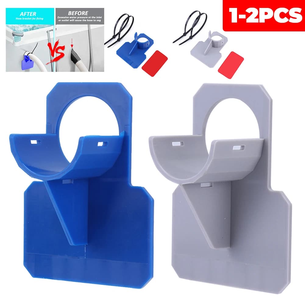 Supporto per supporto per fissaggio tubi per piscina per accessori per piscine fuori terra Staffa di montaggio per uscita tubo da 30-38 mm con fascetta per cavi
