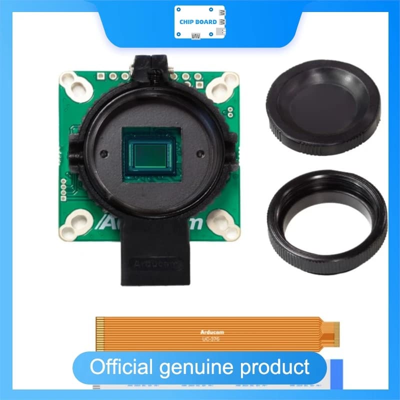 Arducam IMX477 12.3MP Camera Module for Raspberry Pi, Lense Support with C/CS Attachment, CSI-2 MIPI Interface, Including Tripod Adapter