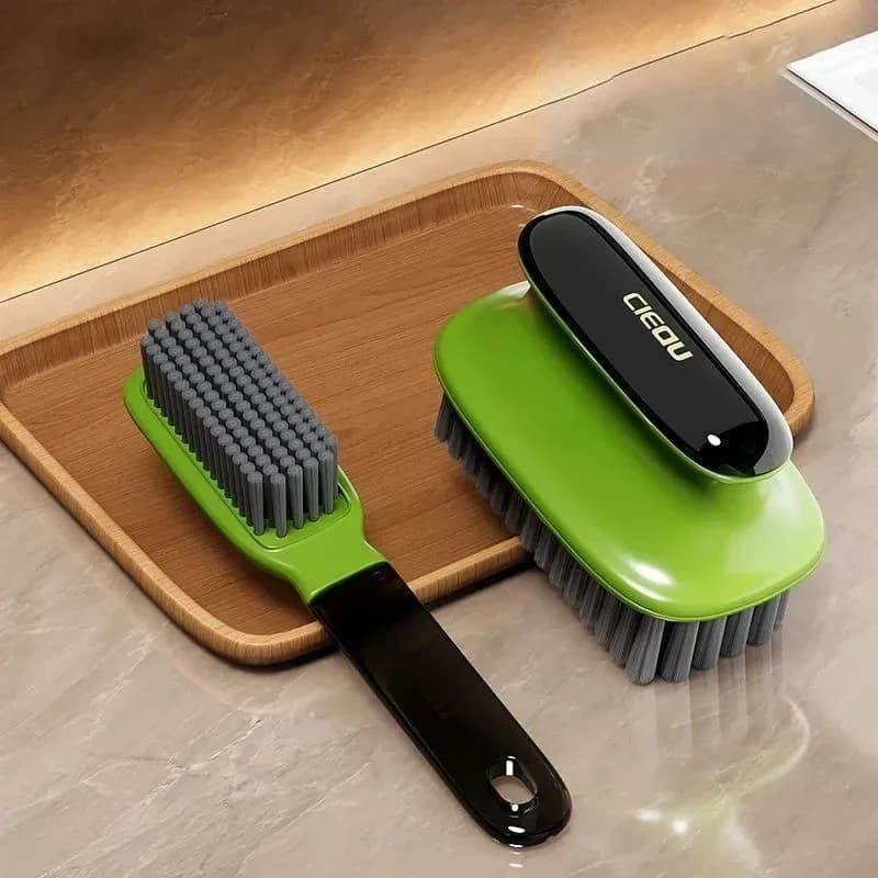 Set di 2 Spazzole per Pulizia Scarpe, Spazzola in Plastica per Vestiti, Strumento Multifunzionale per Pulizie Domestiche, Accessori per Lavaggio Commerciale