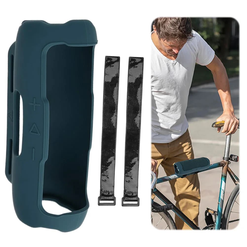 Custodia protettiva morbida da viaggio portatile, custodia protettiva in silicone per altoparlante compatibile con Bluetooth JBL FLIP 7