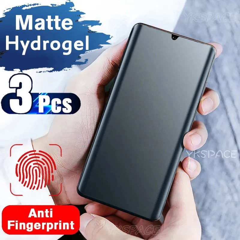 3Pcs Soft Matte Hydrogel Film For Xiaomi Redmi Note 7 8 9 9S 10 11 Pro Max 11T Pro Plus 11S Screen Protector No Fingerprint
