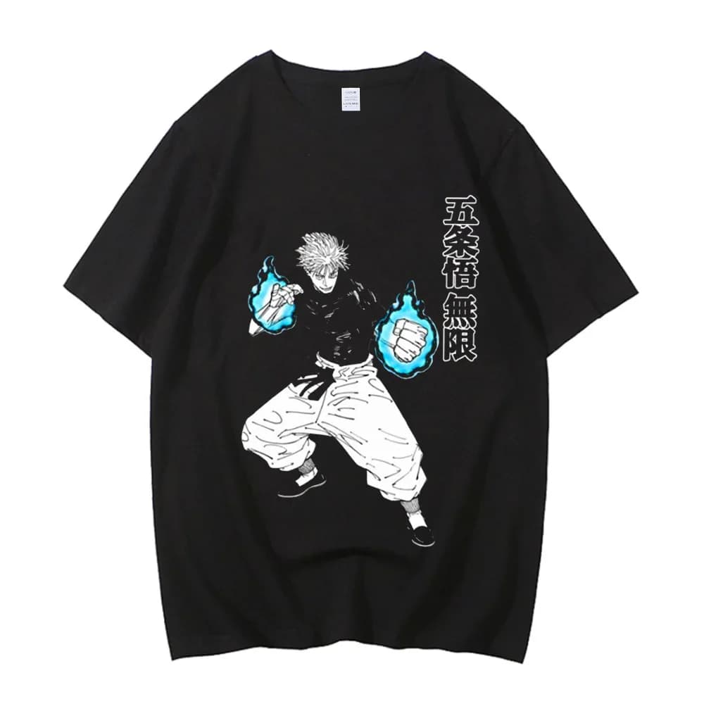 Jujutsu Kaisen cotton top tees teen Gothic Psychedelic Grunge Classic Digital Trendy shirt Pastel Pop Culture Grunge Y2k hip hop