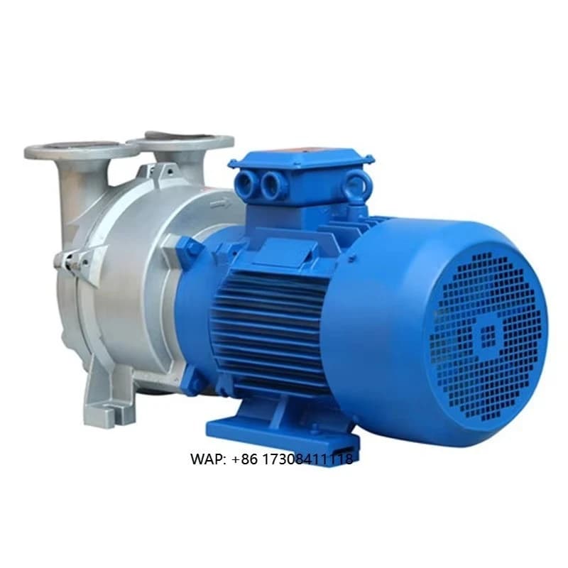 Pompa per vuoto a anello liquido industriale in acciaio inossidabile, pompa per vuoto a circolazione d'acqua, pompa per vuoto ad anello d'acqua