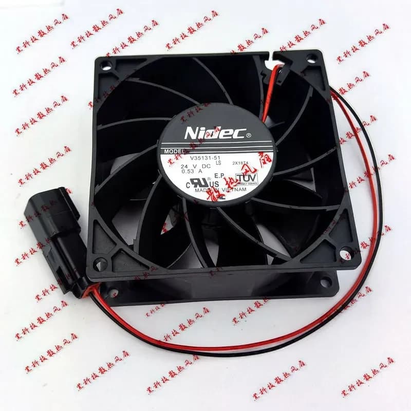 Nidec BETAV VA350DC V35131-51 LS 24V 0.53A Inverter Cooling Fan for Industrial Equipment
