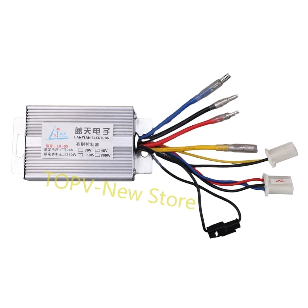 Controller Motore Elettrico 24V 250W per Bici Elettrica, Driver Motore DC per Bici Elettrica, Ricambio E-Scooter