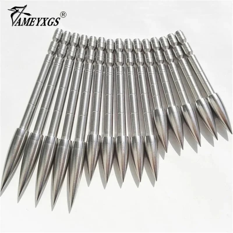 12/24pcs 100/120/150grain Tiro Con L'arco Punte Punto di punte di Freccia Per ID4.2mm Albero In Carbonio Ricurvo Compound arco Da Caccia Tiro Accessori