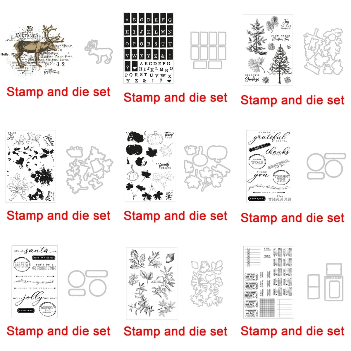 Fustelle e Timbri in Metallo a Tema Piante per Scrapbooking, Cartoleria, Album Fatti a Mano, Biglietti e Punch Art - Nuovi Timbri e Fustelle 2026