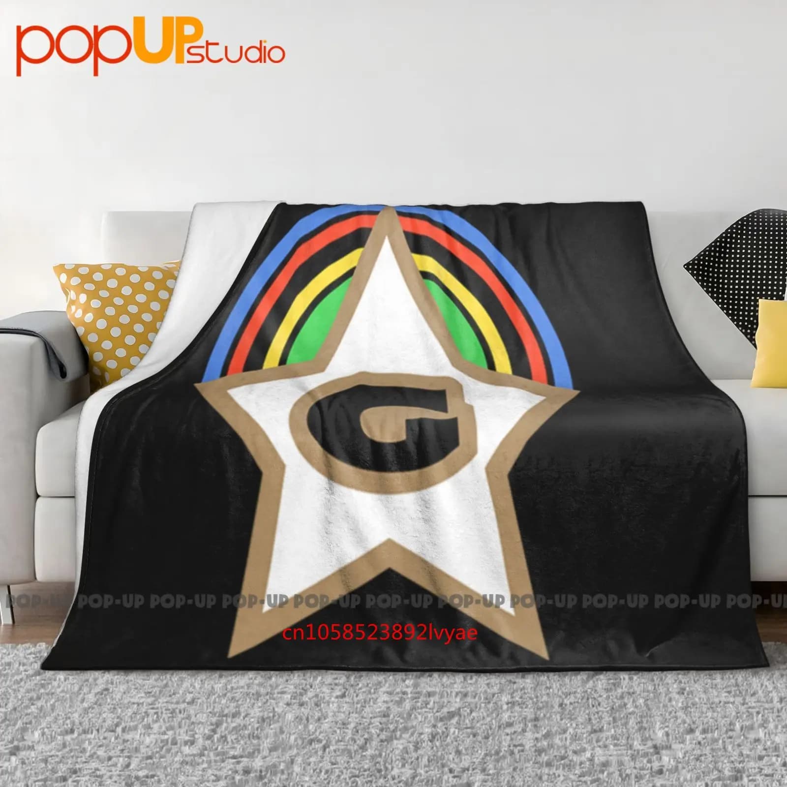 Guerciotti Italian Fixie Ciclismo Coperta ultra morbida Trapunta Copridivano invernale Copriletto