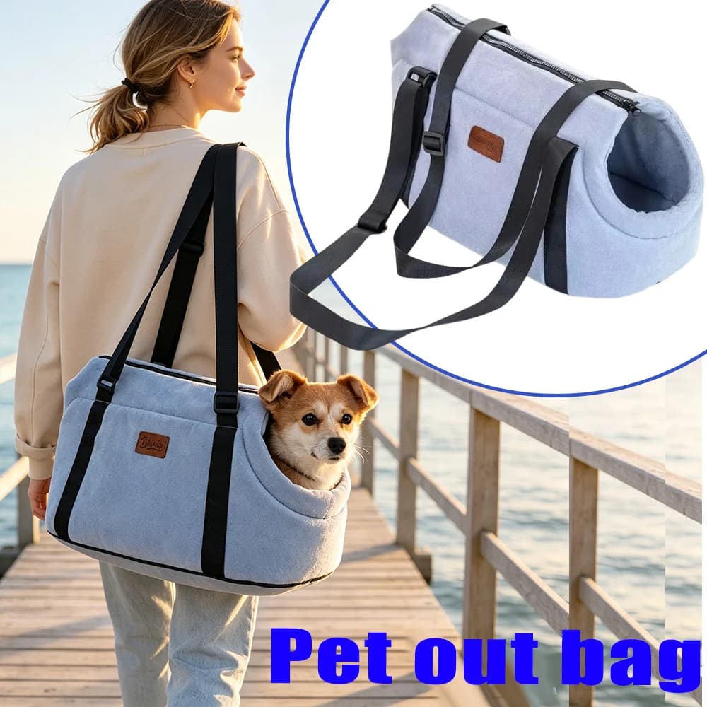 Pet Sling Carrier Breathable Portable Cat Dog Travel Bag for Puppy Kitten Outdoor Walking Shoulder Crossbody Carrier