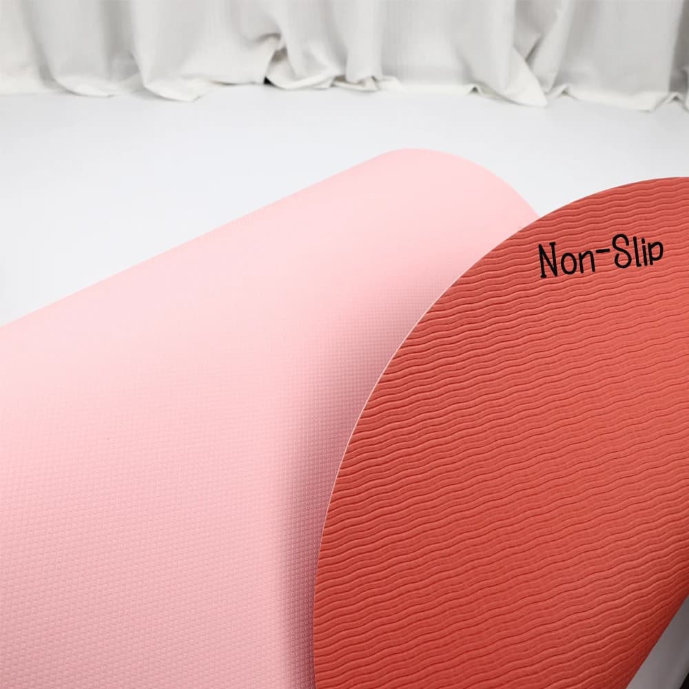 Tappetino per Pilates Antiscivolo in TPE Ecologico, Personalizzabile, Spesso, Ovale e Arcuato per Yoga