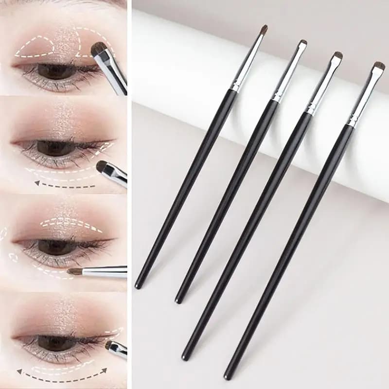 4/6Pcs Eye Detail Brush High-Quality Eyeshadow Brushes for Makeup Application Beauty Essentials