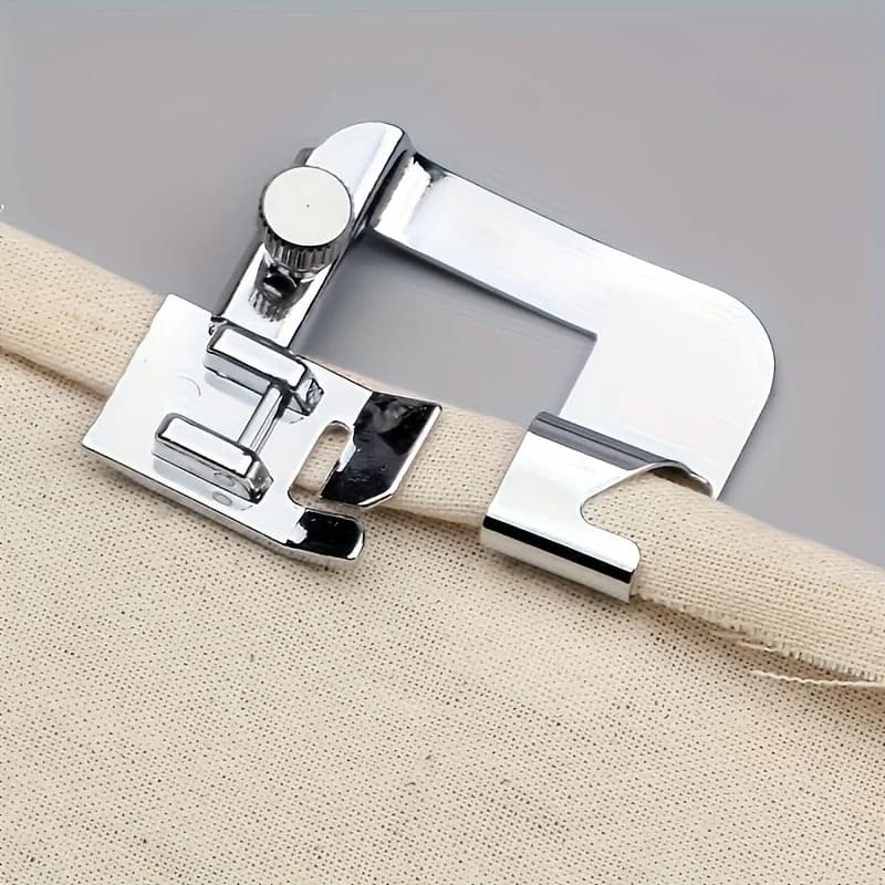 1pc Multifunctional Hemming Roller Presser Foot - Sewing Machine Accessory Suitable for 6/8 Models