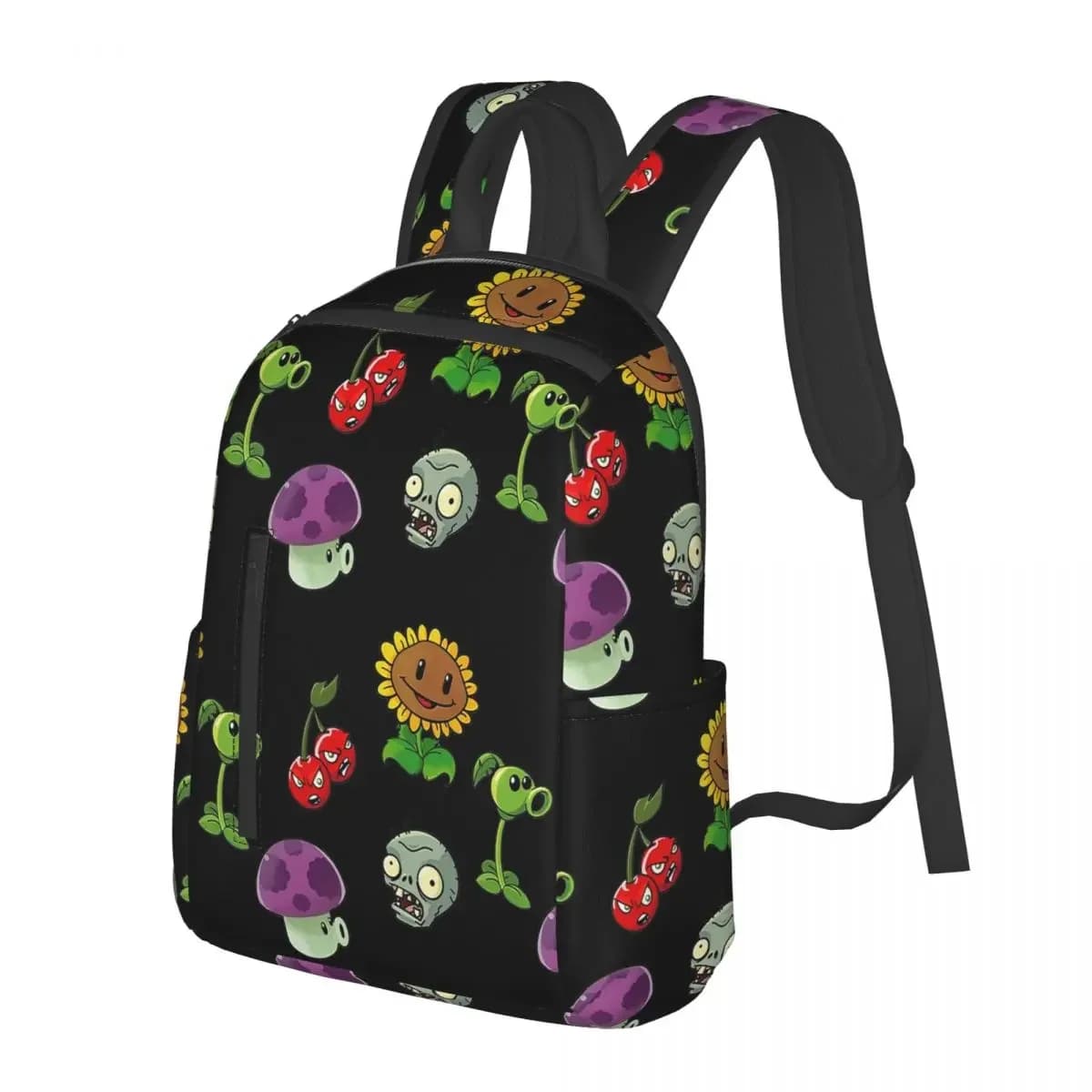 Plants Vs. Zombies Combo Student Backpack School Bag Hiking Travel Daypack for Men Women Bookbag Shoulder Bags