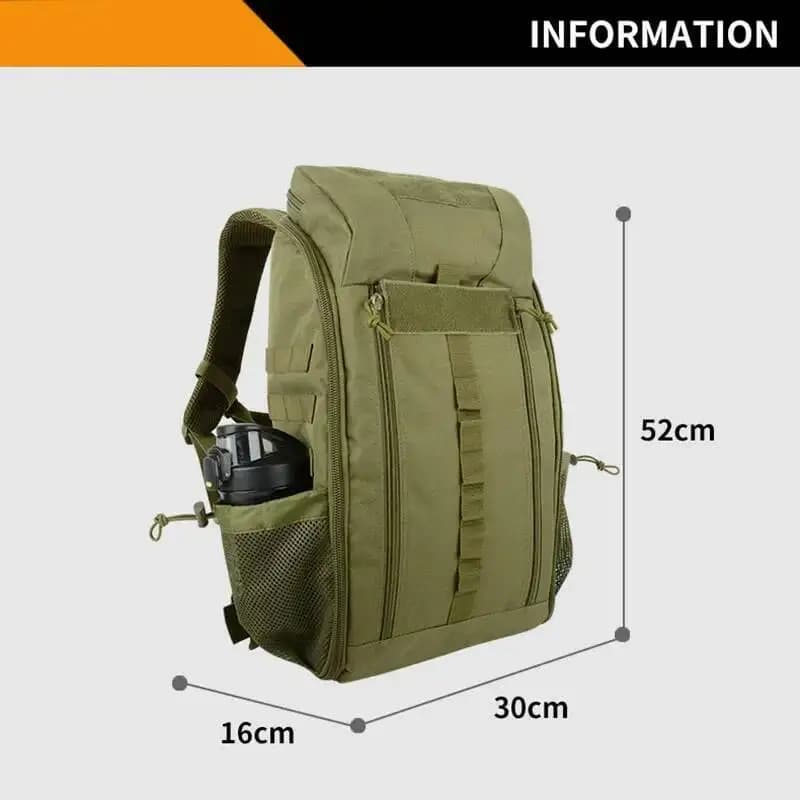 Tactical First Aid Kit, Lightweight Fire Emergency Supplies Backpack, Multifunctional Outdoor Sports Backpack Mountaineering
